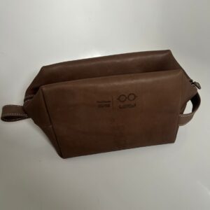 WoolfBlades leather toilet bag Natural leather - Image 3