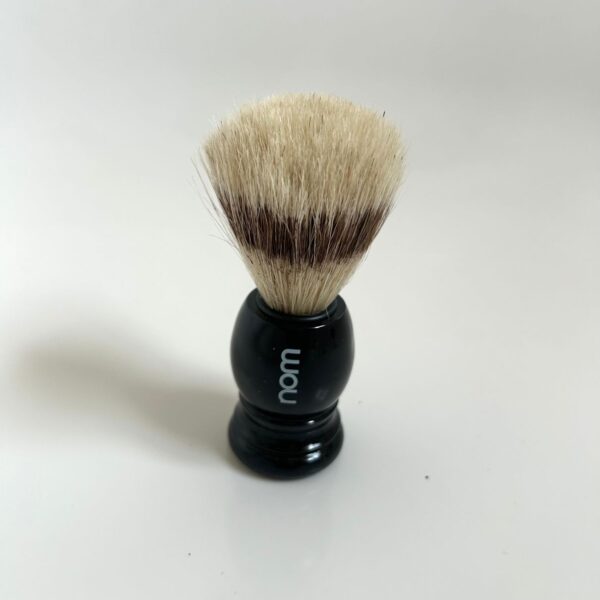 WB-41P26_Muhle NoM Shaving Brush Pure Bristle - Black Handle