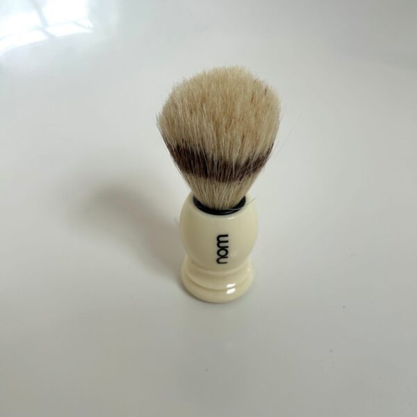 WB-41P27_Muhle NoM Shaving Brush Pure Bristle - Ivory Handle(1)